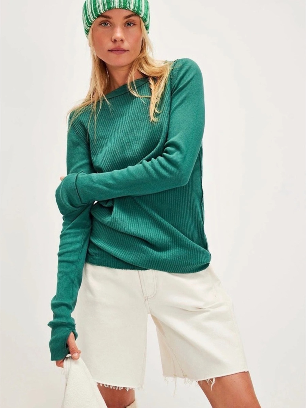 2 Care Free People Honey B Crew Neck